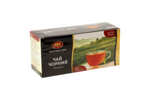 Чай черный Крепкий Золотий слон к/у 20х1.3г