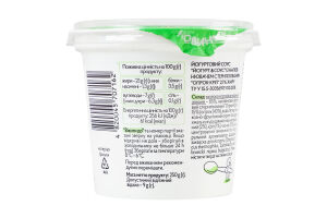 Соус 2.1% йогуртовый с наполнителем Огурец-укроп Йогурт&Соус Молокія ст 250г