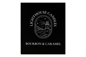 Свічка соєва 200мл Bourbon&Caramel Light House 1шт