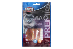 Ласощі для котів з качкою та рибою Carpaccio Trixie д/п 20г