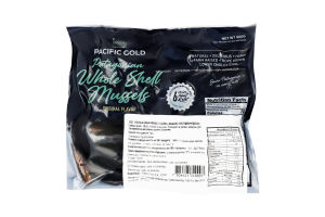 Мідії чилійські в мушлях у власному соку Pacific Gold в/м в/у 500г