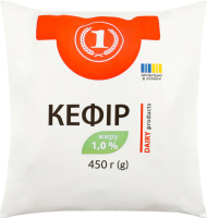 Кефір 1% 450г плівка ТМ "1"