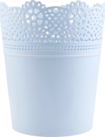 Горшок д/цвет Prosperplast Lace кругл небесн 180мм