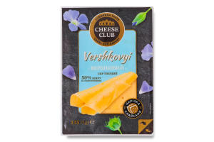 Сыр 50% твердый нарезка Сливочный Cheese Club лоток 135г
