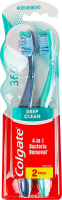 Щітка зубна середньої жорсткості Суперчистота 360 Colgate 2шт