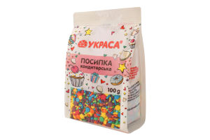 Посипка кондитерська 100г Украса