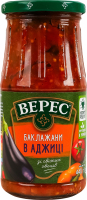Баклажаны в аджике стерилизованные Верес с/б 440г