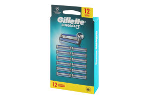 Картридж Мак3 12шт Джилет