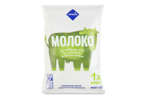 Молоко 1% ультрапастеризованное Премія т/п 900г