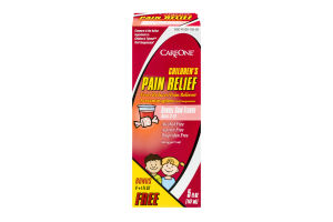 CareOne Children's Pain Relief Fever Reducer Bubble Gum Flavor
