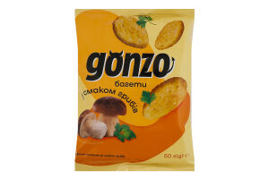 Пшеничні сухарики зі смаком грибів, 50 г