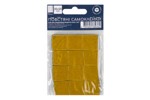 Підкладка д/меблів повстяна квадратна самоклеюча 20мм 12шт МаксГруп