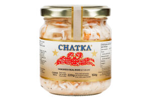 М’ясо Chatka королівського краба у розсолі