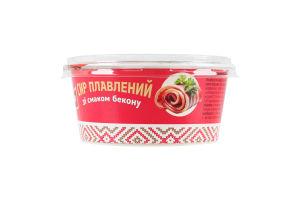 Сыр плавленый 50% пастообразный со вкусом бекона Звени Гора ст 175г