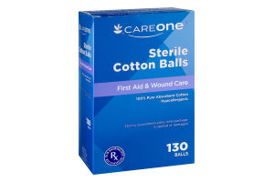 CareOne Sterile Cotton Balls - 130 CT