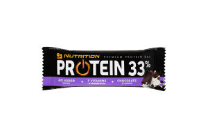 Батончик з високим вмістом білка зі смаком шоколаду Protein 33% Go On Nutrition м/у 50г