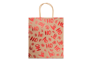 Пакет подарунковий новорічний 31*25*12см KYYW211