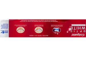 Colgate Optic White Anticavity Fluoride Toothpaste Sparkling Mint