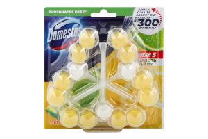 Блок для очищення унітаза Свіжість лайму Power 5 Domestos 3х55г