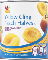 Ahold Yellow Cling Peach Halves in Extra Light Syrup