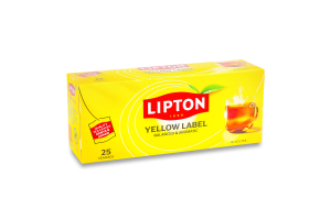 Чай Єлоу Лейбл чорний 25*2г Ліптон