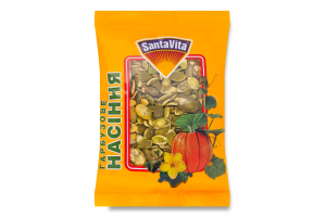 Семечки тыквенные ядра Santa Vita м/у 125г