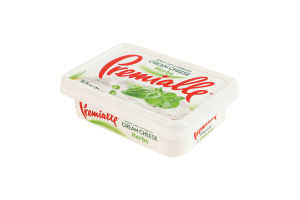 Крем-сир 55% з травами Premialle п/у 170г