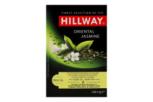 Чай зеленый байховый листовой с ароматом жасмина Oriental Jasmine Hillway в/с к/у 100г