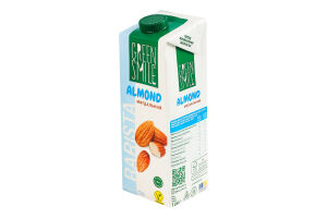 Напій рисово-мигдальний ультрапастеризований збагачений кальцієм Barista Green Smile т/п 1л