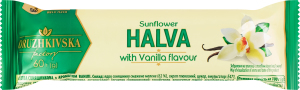 Халва подсолнечная с ароматом ванили Druzhkivska м/у 60г