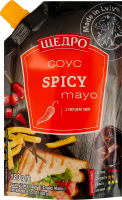 Соус с перцем чили Spicy Mayo Щедро д/п 180г