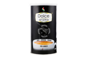 Кава натуральна смажена мелена 100% Arabica Dolce Aroma з/б 250г