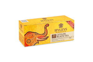 Чай чорний байховий цейлонський дрібний Hyleys к/у 20х1.5г