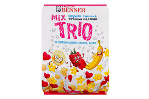 Сніданок готовий зі смаком малини банану ванілі Mix Trio Doctor Benner м/у 400г
