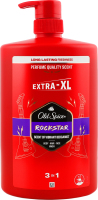 Гель д/душу та шампунь 3в1 Rockstar 1л з дозатором Old Spice