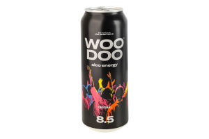 Напій слабоалкогольний енергетичний 500мл 8.5% сильногазований Original Woo Doo з/б