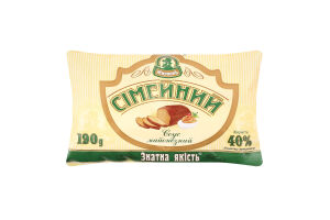 Соус майонезний 40% Сімейний Жирновъ м/у 190г