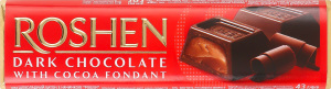 Батон шоколадний з начинкою Roshen м/у 43г