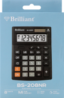 Калькулятор 8розрядів 2джерела живлення Brilliant