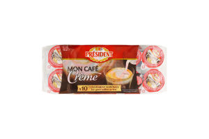Сливки 10% стерилизованные Mon Cafe President м/у 10х10г