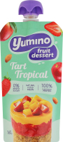 Десерт фруктовий з полуницею та мигдалем пастеризований Tart Tropical Yumino д/п 160г