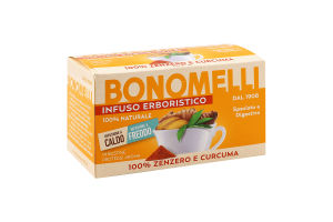 Чай Bonomelli Імбир та куркума 12шт И032 (Італ)