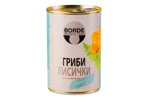 Гриби Borde Лисички консервовані