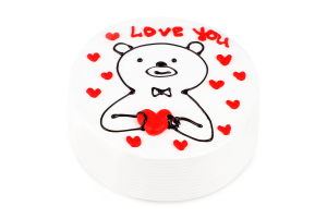 Торт Карамельний з бананом D=17 см, ваг