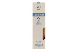 Шкарпетки жіночі Conte elegant Tension 20den 23-25 bronz 2пари