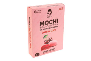 Мороженое сорбет вишневый в рисовом тесте Мочи Miss Ti к/у 6х35г