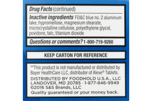CareOne Naproxen Sodium Pain Reliever/Fever Reducer - 50 CT