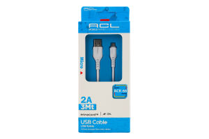Кабель для смартфону 3м Micro 2А №ACK-66 ACL 1шт