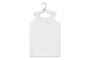 Майка детская для девочек Boy&Girl №Art-vest 15 110-116 белый