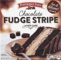 Pepperidge Farm Layer Cake Chocolate Fudge Stripe